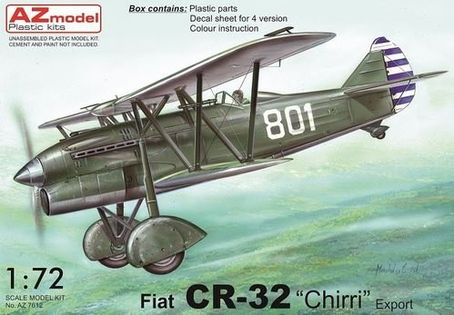 AZmodel AZ7612 Fiat CR-32 "Chirri" version Export 1/72