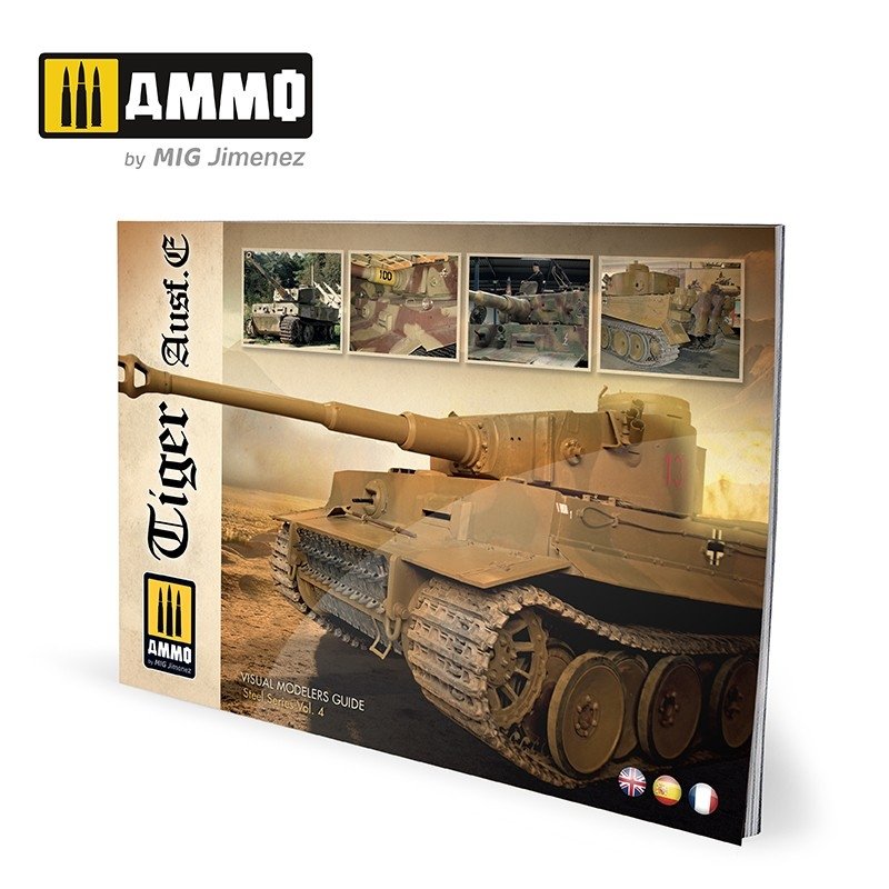 Munitions du Mig Jimenez 6024 Tiger Ausf.E – Guide du modéliste visuel (multilingue)