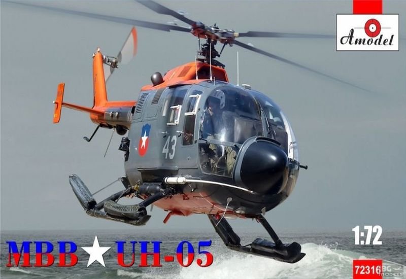 A-Model 72316 Bo-105 CBS Armada de Chili MBB UH-05 1/72