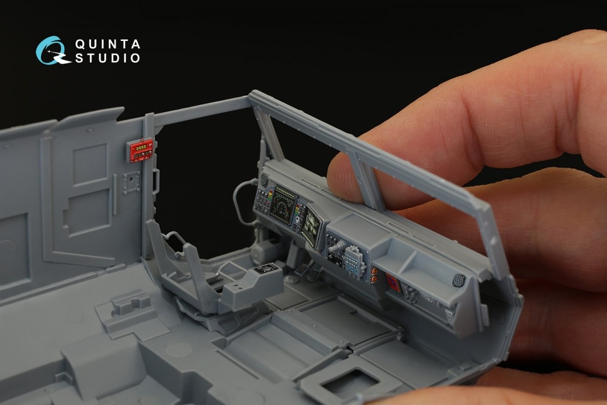 Intérieur imprimé en 3D et coloré sur papier décalcomanie pour le MRAP Typhoon-K de Quinta Studio QD35005 (pour les maquettes Zvezda) à l&amp;#39;échelle 1/35  – immagine 9