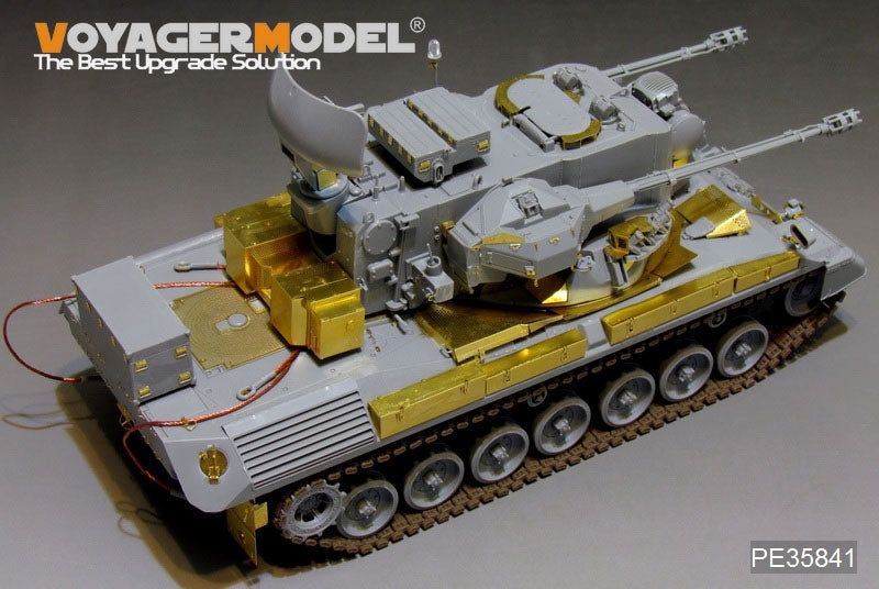 Maquette Voyager PE35841 Gepard A2 SPAAG allemand moderne de base pour TAKOM 2044 au 1/35 – image 6