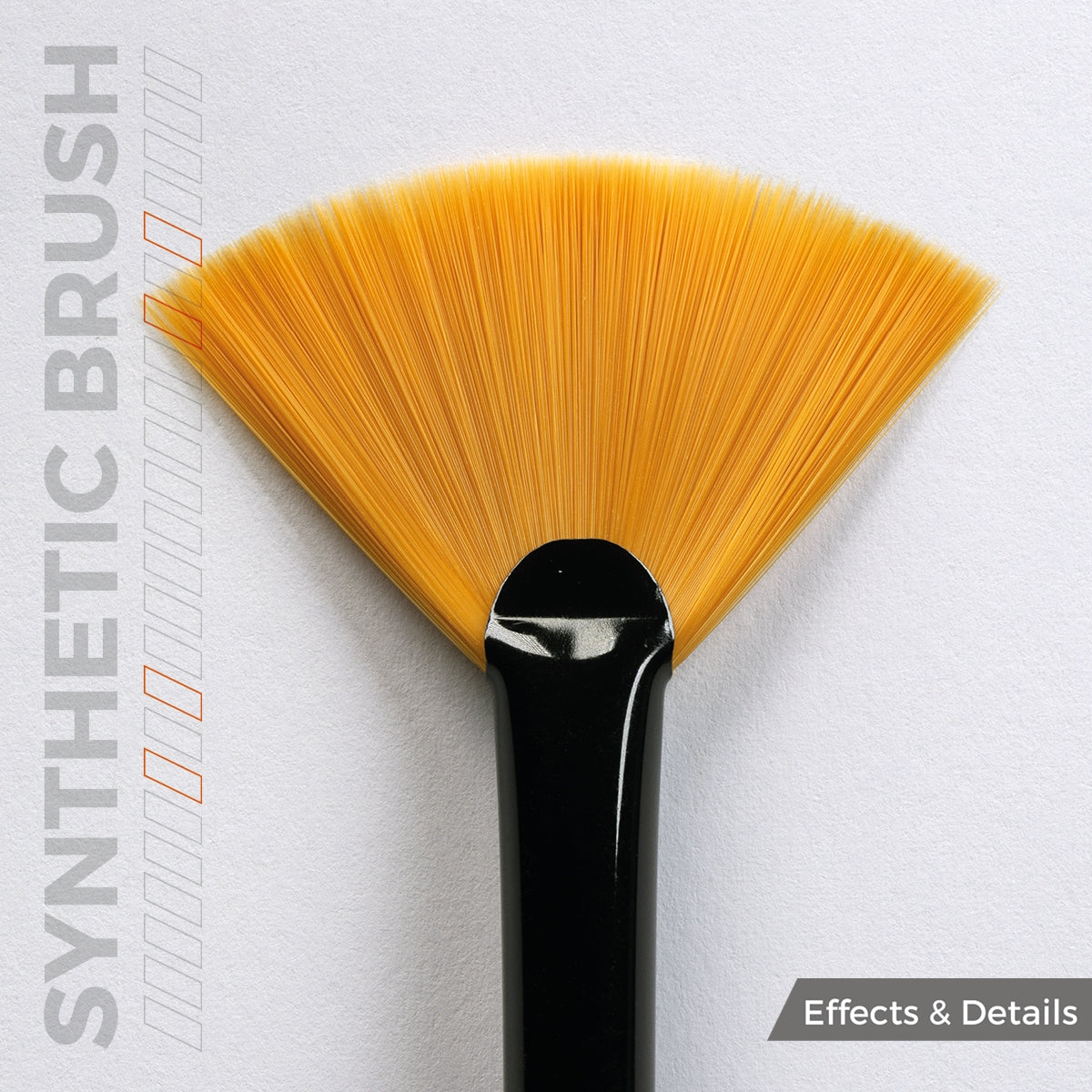 AK Interactive AKB017 AK BROSSE SYNTHÉTIQUE – FORME ÉVENTAIL – image 3