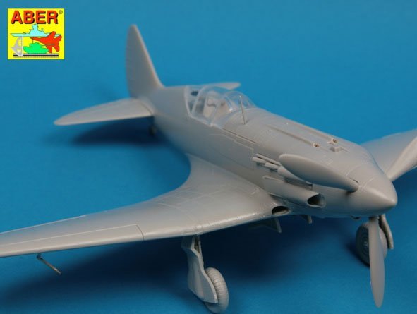 Armement Aber A48114 pour chasseur soviétique MIG-3 : 2 mitrailleuses 7,62 ShKAS ; 1 mitrailleuse UBS de 12,7 mm ; tube de Pitot (1/48) – imagen 3