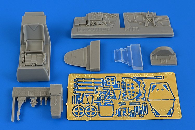 Aires 4698 Bf 109G-5 (version tardive) set de cockpit 1/48 EDUARD
