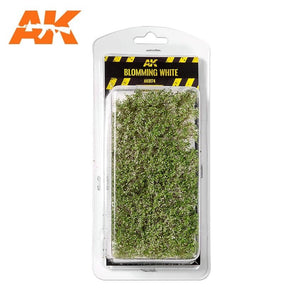 AK Interactive AK8174 ARBUSTES BLANCS EN FLEURS 75MM / 90MM 1/35