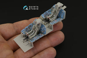 Intérieur coloré imprimé en 3D sur papier décalcomanie Quinta Studio QD48181 Su-27UB (pour kit KittyHawk) 1/48 – image 7