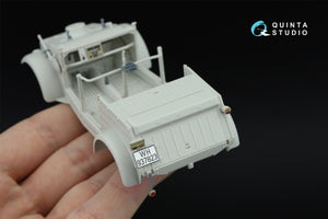 Intérieur imprimé en 3D et coloré sur papier décalcomanie (Meng VS-016) de la Kübelwagen Type 82 de Quinta Studio QD+35151 (avec pièces en résine imprimées en 3D) à l&amp;#39;échelle 1/35 – image 11