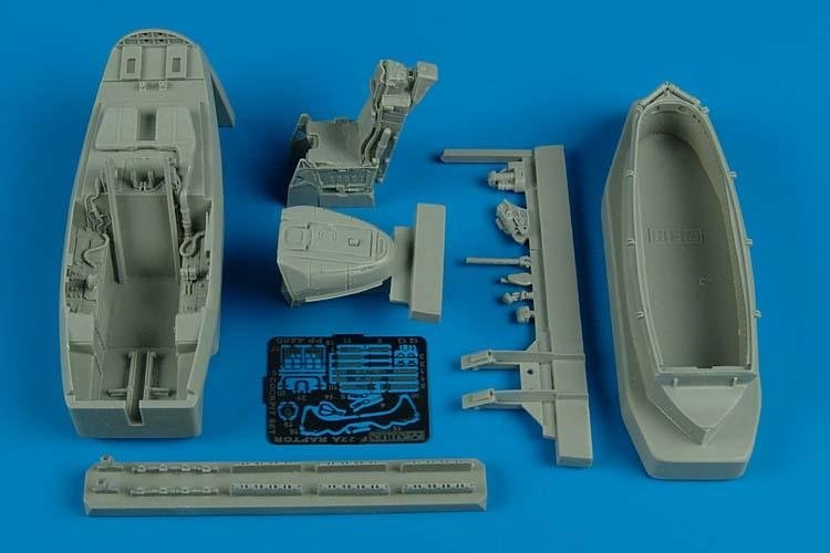 Ensemble cockpit Aires 4480 F/A-22 Raptor 1/48 Hasegawa