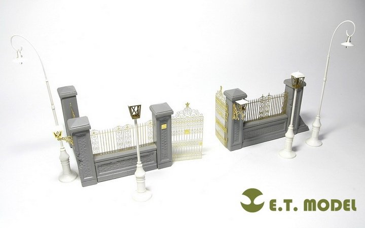 ET modèle J35-001 porte et clôture de parc pour KIT MINIART 