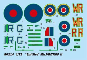 Hobby Boss 80214 Spitfire MK.Vb TROP 1/72 – immagine 3
