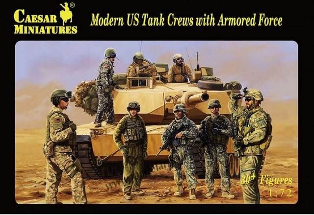 Caesar H103 Équipages de chars américains modernes avec Armored Force 1/72