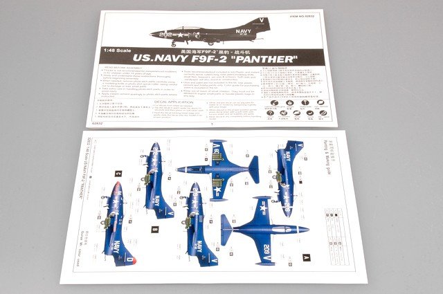 Trumpeter 02832 US.NAVY F9F-2 PANTHER 1/48 – image 2