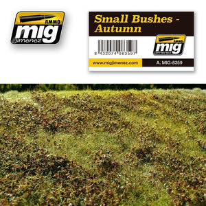 Munitions Mig Jimenez 8359 PETITS BUISSONNES – AUTOMNE (230 x 130 mm)