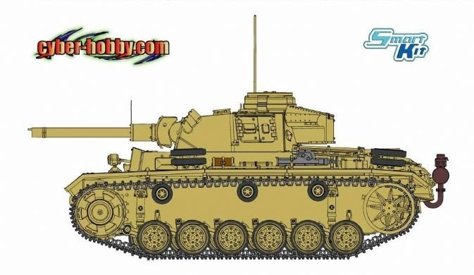 Cyber ​​​​Hobby 6616 Sd.Kfz.141/3 Pz.Kpfw.III (FL) (1/35)