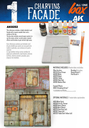 AK Interactive AK8252 ENSEMBLE TOUT-EN-UN - BOÎTE 1 – FAÇADE CHARVINS – immagine 3