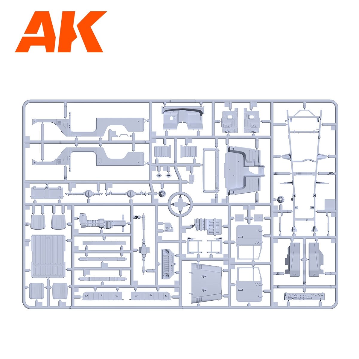 AK Interactive AK35002 FJ43 PICKUP AVEC DSHKM 1/35  – immagine 6