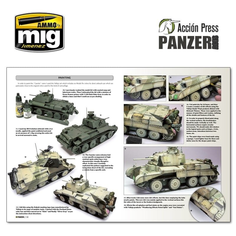 Munitions de Mig Jimenez 60 Panzer Aces Armor Modeling Magazine 60 - un guide pour les maquettistes – Bild 3