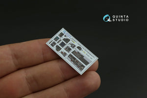 Intérieur imprimé en 3D et coloré sur papier décalcomanie Quinta Studio QDS-48277 F/A-18A (HobbyBoss) (Petite version) 1/48 – image 3