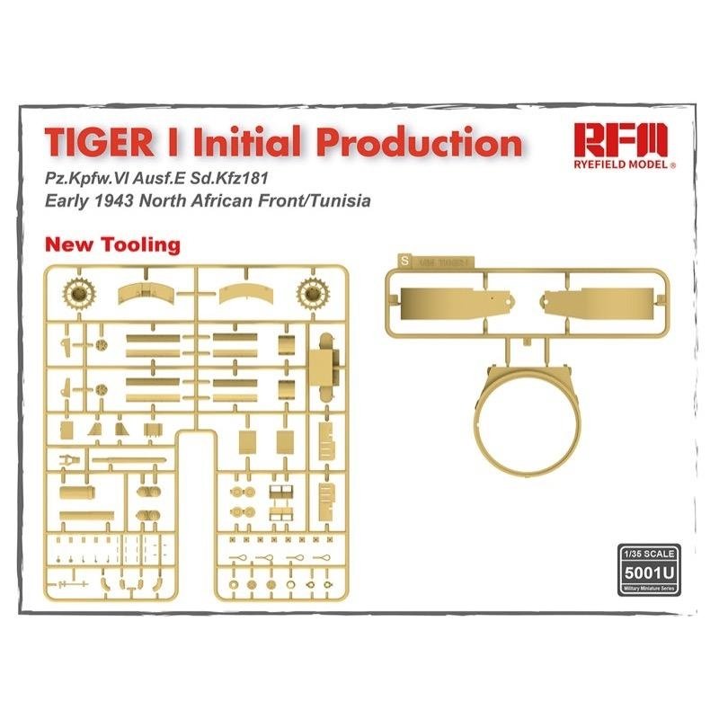 Maquette Rye Field modèle 5001U Tiger 1, production initiale début 1943, échelle 1/35 – image 5