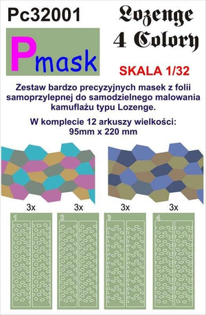 Pastille P-Mask PC32001 4 couleurs (1/32)