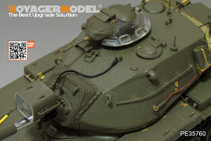 Maquette Voyager PE35760 Char de combat principal américain moderne M60A1 pour AFV 35060, échelle 1/35 – image 4