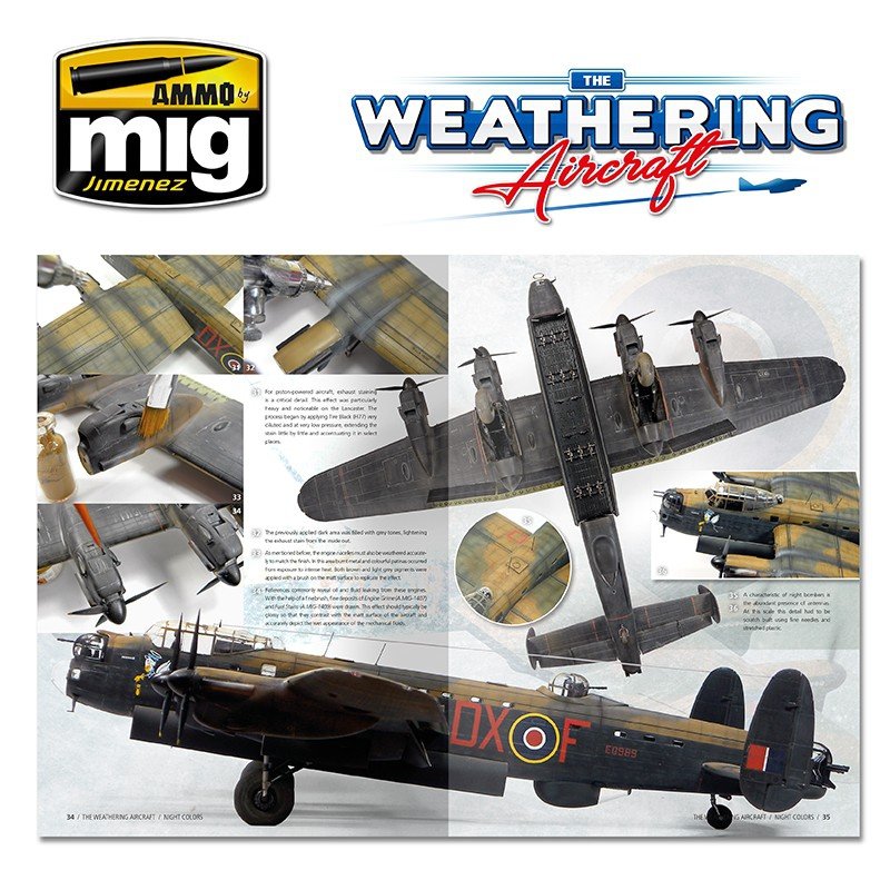 Ammo of Mig 5214 The Weathering Aircraft Numéro 14. COULEURS DE NUIT (Anglais) – immagine 4