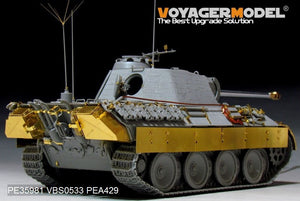 Maquette Voyager PE35981 Char Panther A allemand de la Seconde Guerre mondiale (modèle de base) pour TAKOM au 1/35 – Bild 5
