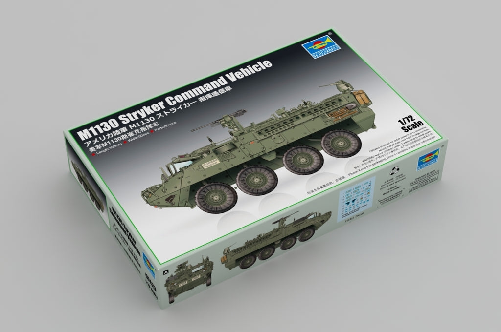 Trumpeter 07423 M1130 Stryker Véhicule de commandement 1/72