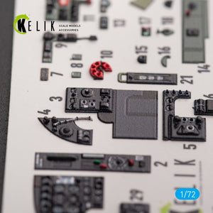 KELIK K72151 Bristol Beaufort Mk.1 - décalcomanies 3D intérieures pour maquette Airfix au 1/72 – Bild 7