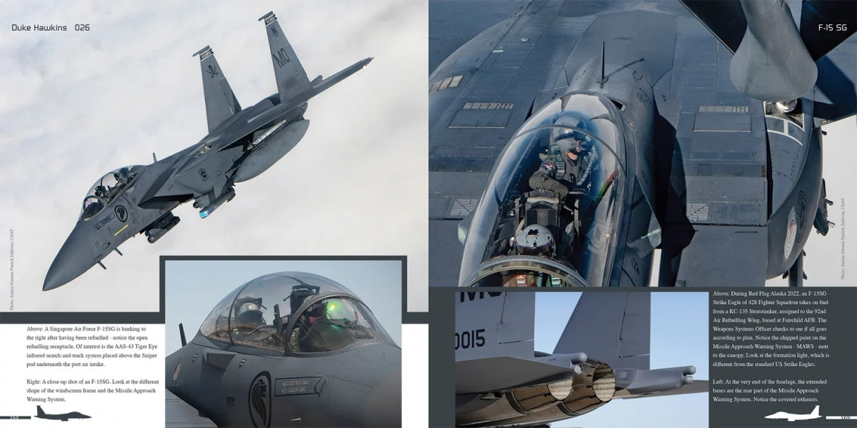 Publications HMH DH-026 Boeing F-15 E/K/SG Strike Eagle - Avion en détail 026 (Version anglaise) – immagine 11