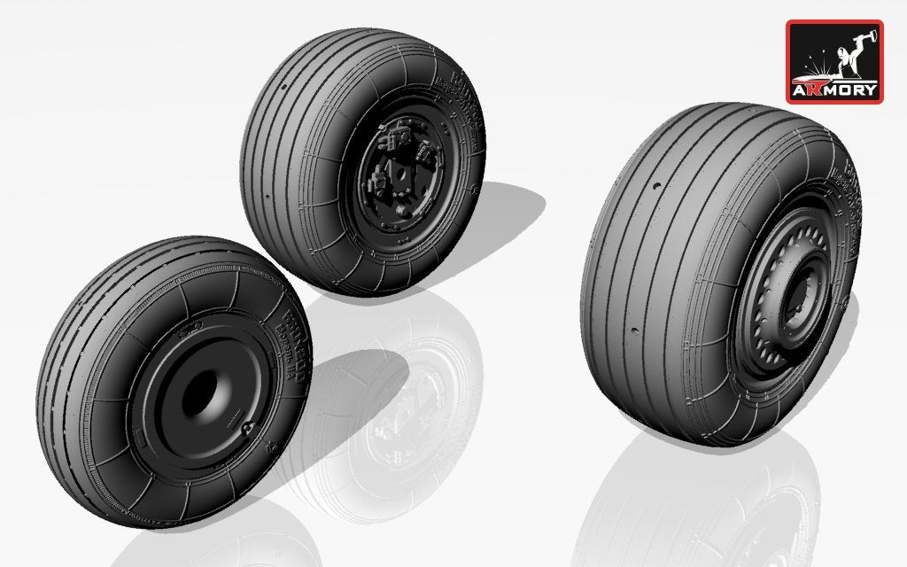Roues Frogfoot Sukhoj Su-25 Armory Models AW32003 1/32 – immagine 2