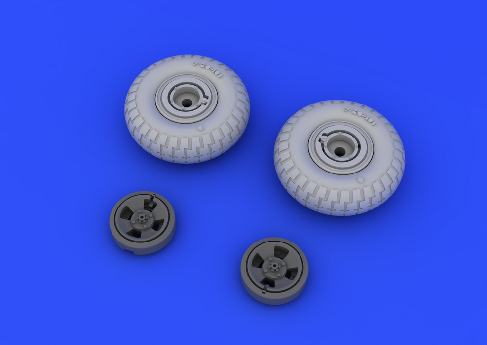 Roues Eduard 648118 Spitfire - 4 rayons avec motif 1/48 (EDUARD) – image 4