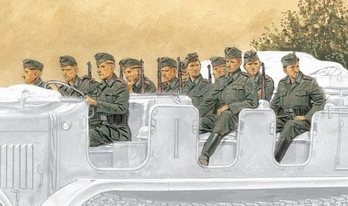 Dragon 6671 Cavaliers allemands en semi-chenillé (1/35)