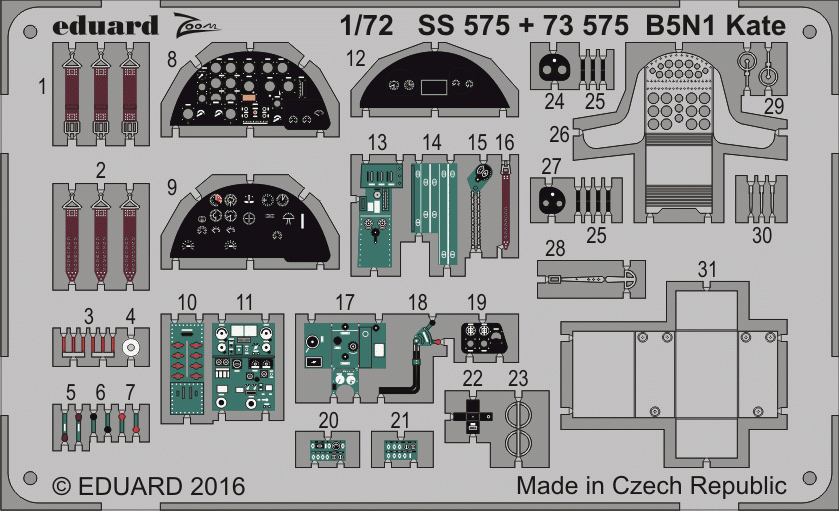Eduard 73575 B5N1 Kate AIRFIX 1/72