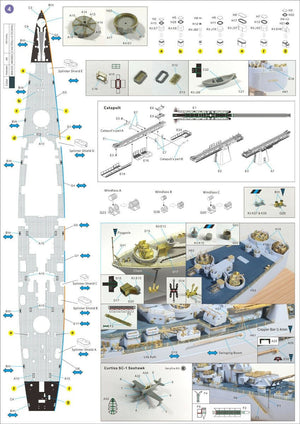 Kit de détails Very Fire VF350006 USS CB-1 Alaska (Hobby Boss 86513) 1/350 – image 3