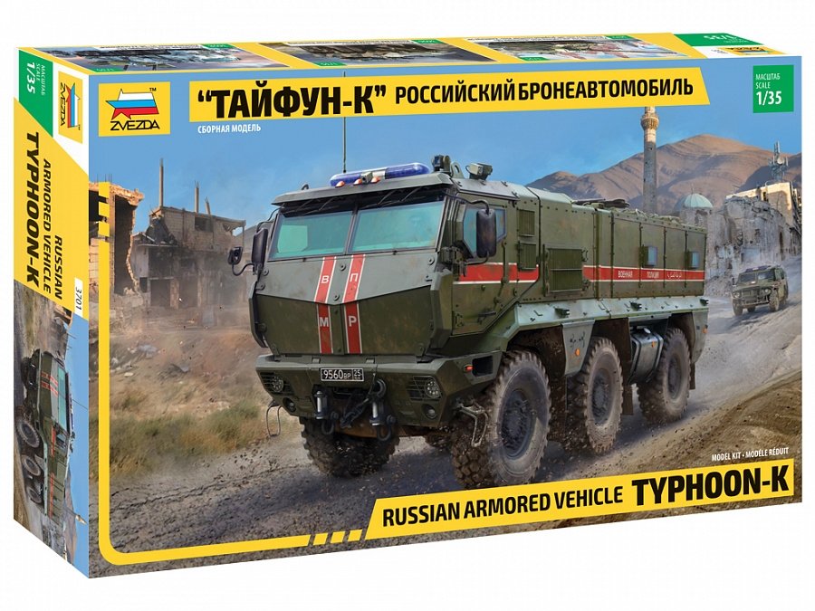 Zvezda 3701 Véhicule blindé russe Typhoon-K 1/35