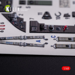 Décalcomanies 3D intérieures KELIK K48082 FM-1 Wildcat/Martlet Mk.V pour maquette Tamiya au 1/48 – image 7