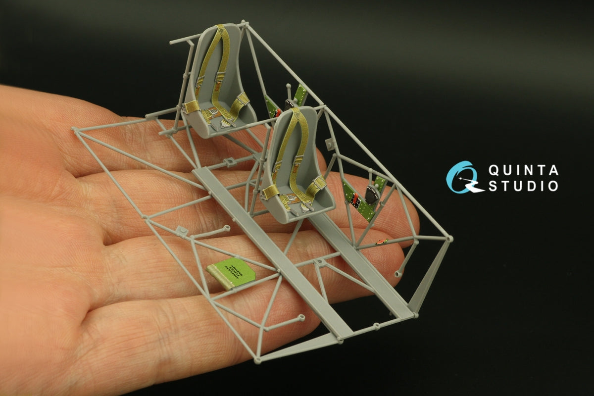 Intérieur imprimé en 3D et coloré sur papier décalcomanie (ICM) Quinta Studio QD32152 PT-13/N2S-2/5 Kaydet 1/32  – image 9