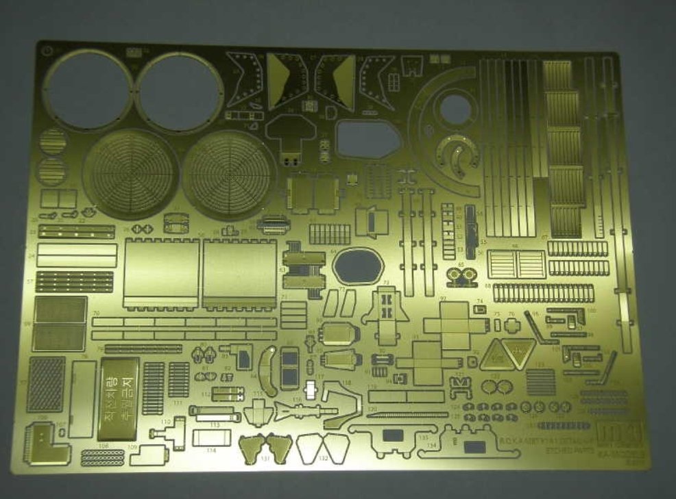 MK1 Design MM-35001 ROKA K1A1 PIÈCES DE DÉTAIL RADIOGRAPHIÉES 1/35