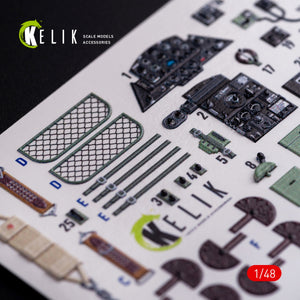 Décalcomanies 3D pour l&amp;#39;intérieur du Ki-51 Sonia KELIK K48077, compatibles avec la maquette WingsyKits au 1/48 – image 4