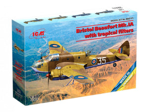 ICM 48311 Bristol Beaufort Mk.IA avec filtres tropicaux 1/48 – imagen 2