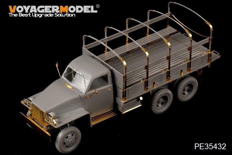 Maquette Voyager PE35432 Camion Studebaker US6 russe de la Seconde Guerre mondiale pour ITALERI 6499 / ICM 35511 1/35  – immagine 2