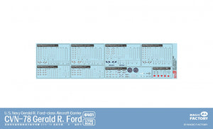 Magic Factory 6401 USS Gerald R. Ford (CVN-78) - Porte-avions de classe Gerald R. Ford de l&amp;#39;US Navy, échelle 1/700 – immagine 15