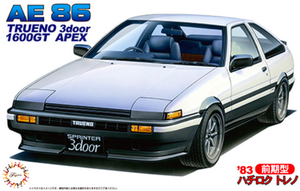 Fujimi 046426 ID-52 AE 86 TRUENO 3 portes 1600GT APEX 1/24