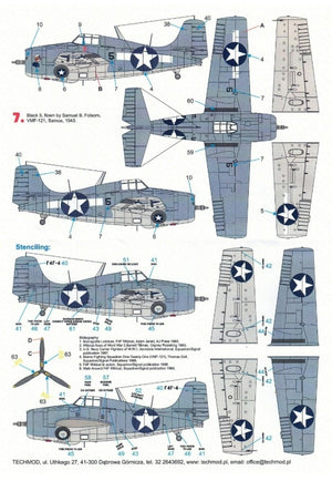 Techmod 48131 Grumman F4F-4 Wildcat 1/48 – imagen 5