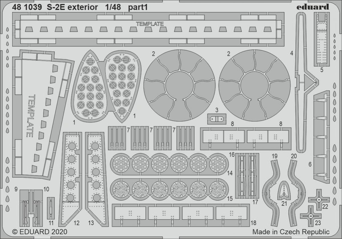 Eduard BIG49277 S-2E pour KINETIC 1/48 – Bild 3