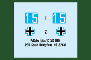 Hobby Boss 82431 PzKpfw I Ausf C (VK 601) 1/35 – Bild 3