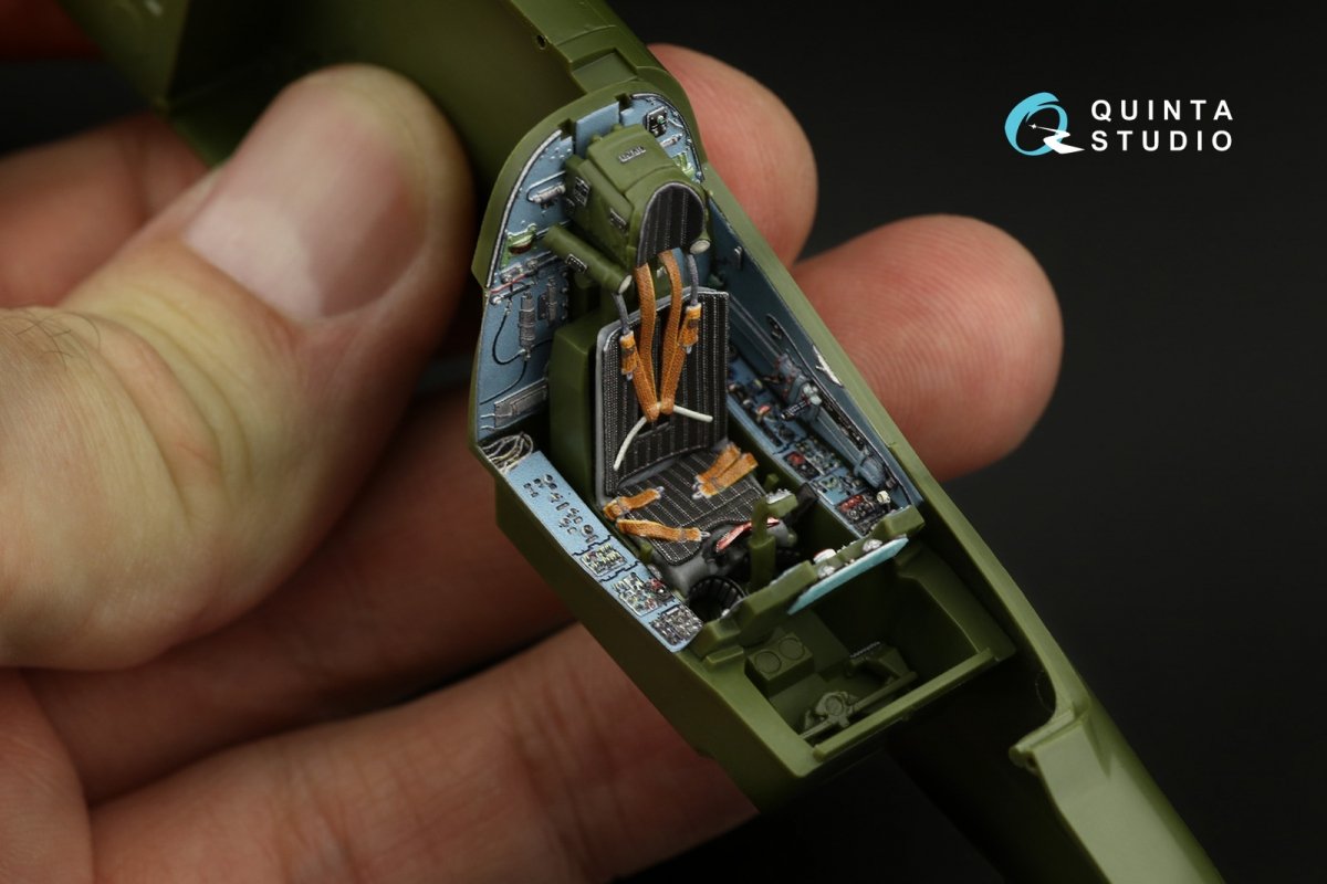 Intérieur imprimé en 3D et coloré du Su-25 de Quinta Studio QD48249 (Zvezda) à l&amp;#39;échelle 1/48 – Bild 6