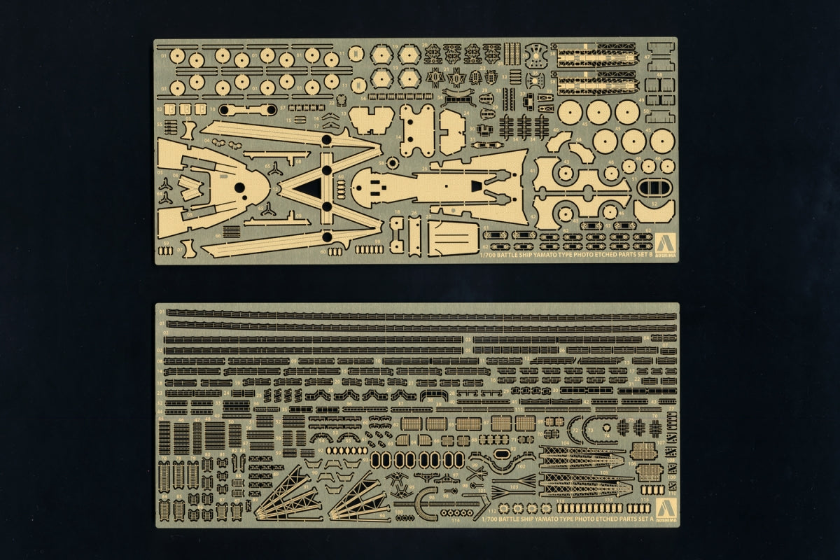 Aoshima 05265 Cuirassé type Yamato - Kit de pièces photo-découpées à l&amp;#39;échelle 1/700 – image 2