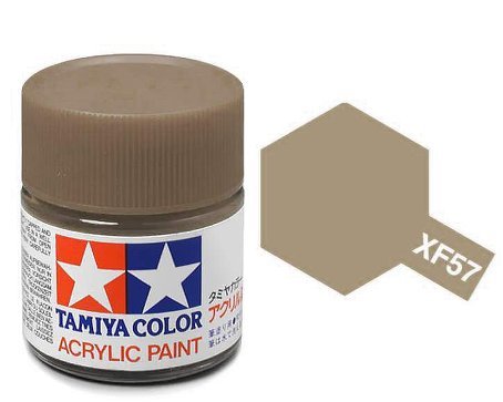 Tamiya 81357 Peinture acrylique XF-57 Buff 23 ml